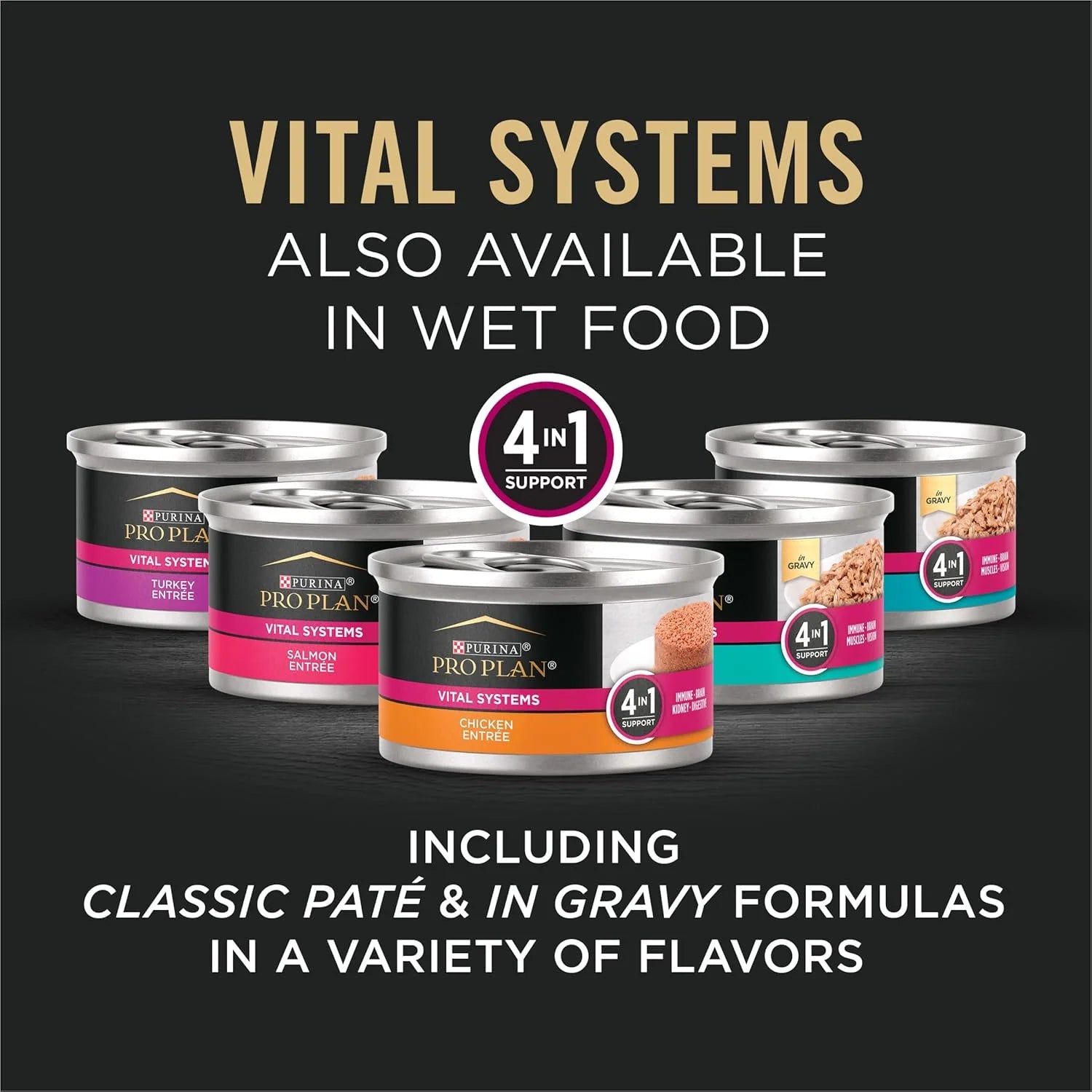 Vital Systems Salmon and Egg Formula 4-In-1 Adult Dry Cat Food - 3 Lb. Bag