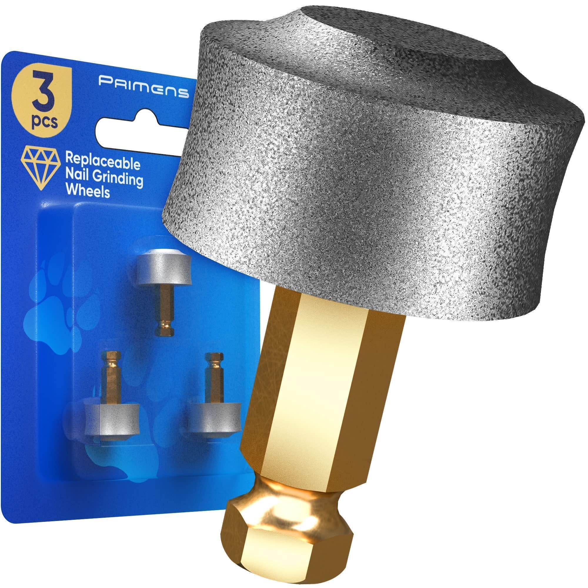 Dog Nail Grinder Replacement Head 3-Pack Bits