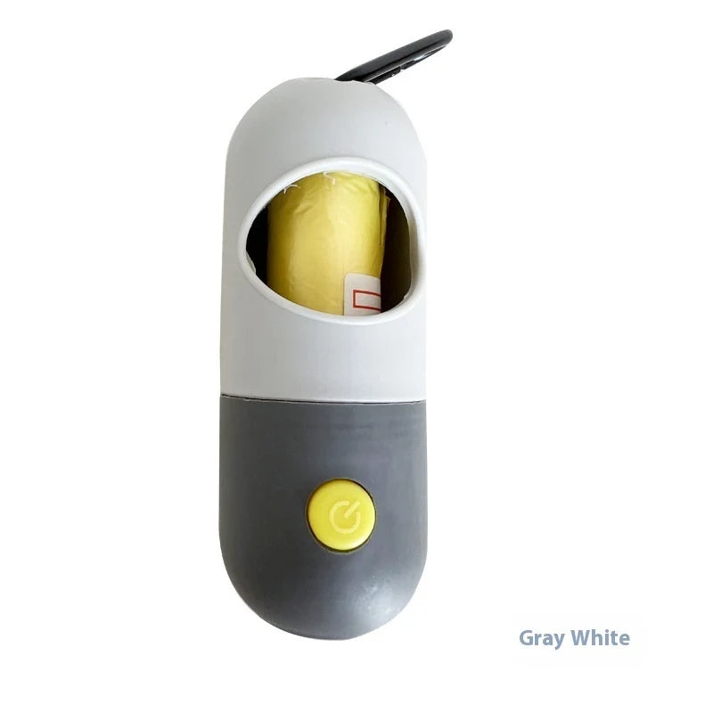 Led Light Pet Waste Bag Dispenser for Dogs Cats Dog Poop Scooper Bags Waste Bags Holder Dispensers Pet Clean Accessories