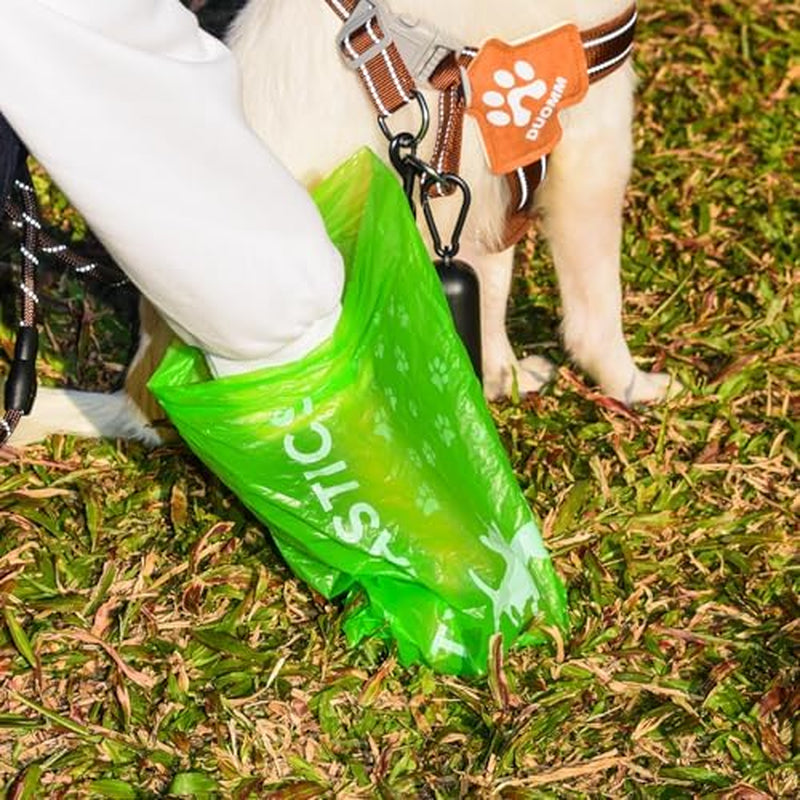 Poop Bags for Dogs,180 Bags, Waste Refuse Cleanup, Doggy Roll Refills for Outdoor Puppy Walking and Travel, Leakproof and Tear Resistant, Unscented, 12 Pack of 15, Lime Green