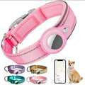Reflective Airtag Dog Collar, Heavy Duty Dog Collar with Adjustable Airtag Holder Case Accessories for Large Dogs