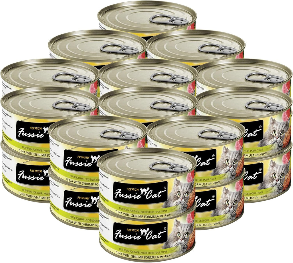 Premium Tuna with Shrimp in Aspic Grain-Free Wet Cat Food 2.82Oz, Case of 24