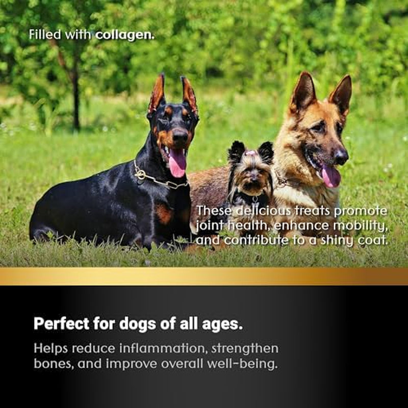 Braided Beef Collagen Dog Chews, 6" – 3 or 7 Pack