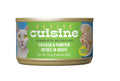 Whole Foods Wet Cat Food, Chicken & Pumpkin Entree in Broth, 2.8 Oz. Can (24 Count)