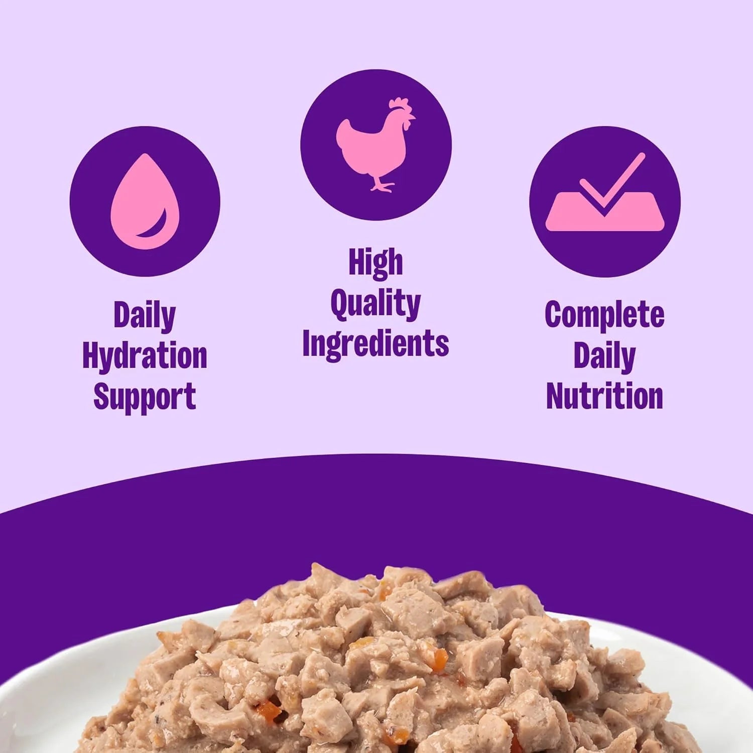 Complete Health Pate Adult Wet Cat Food, Natural, Protein-Rich, Grain Free, 3 Ounce, 24 Pack, (Chicken)