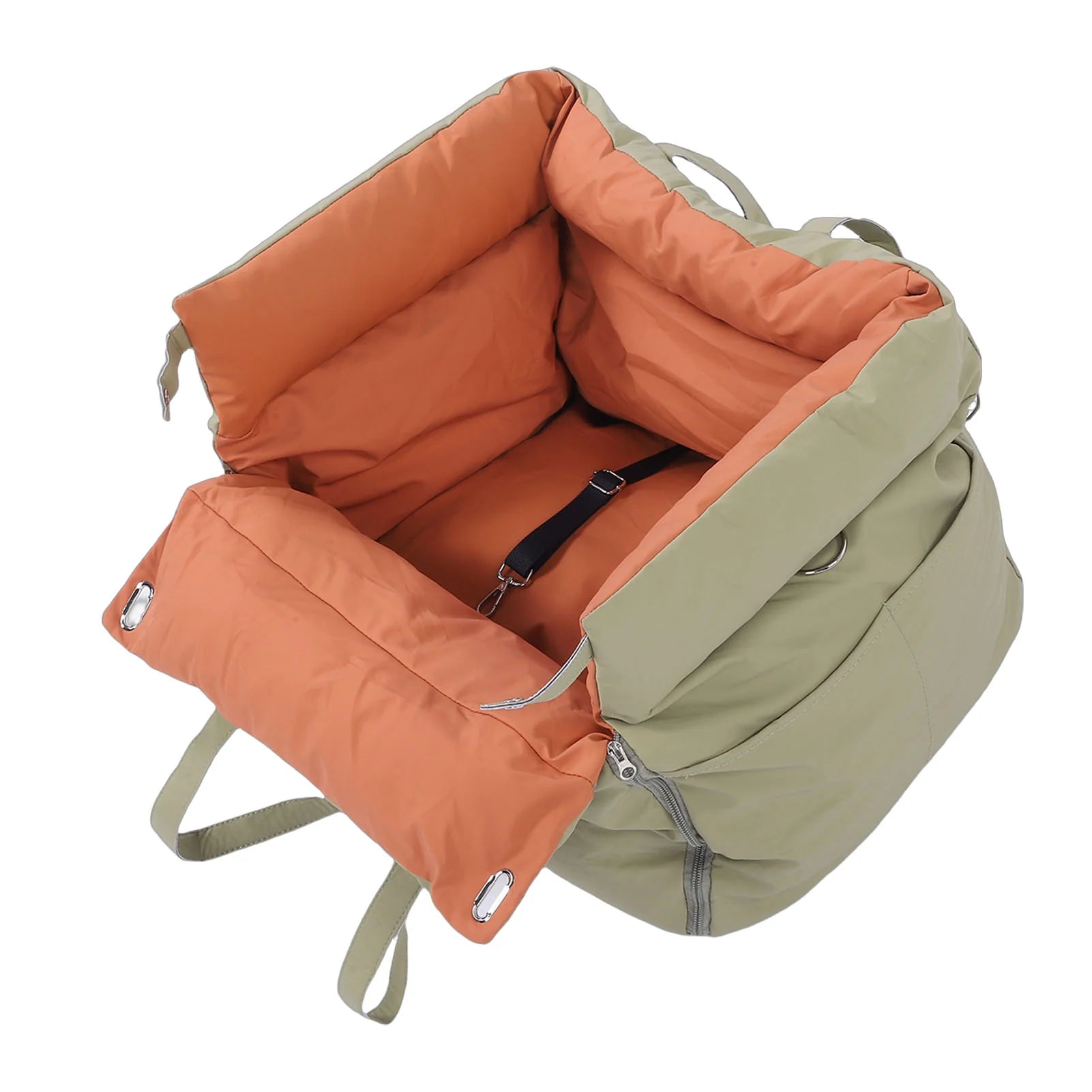 Car Pet Bed Portable Travel Outdoor Detachable Washable Pet Car Seat with Harness for Dogs Cats