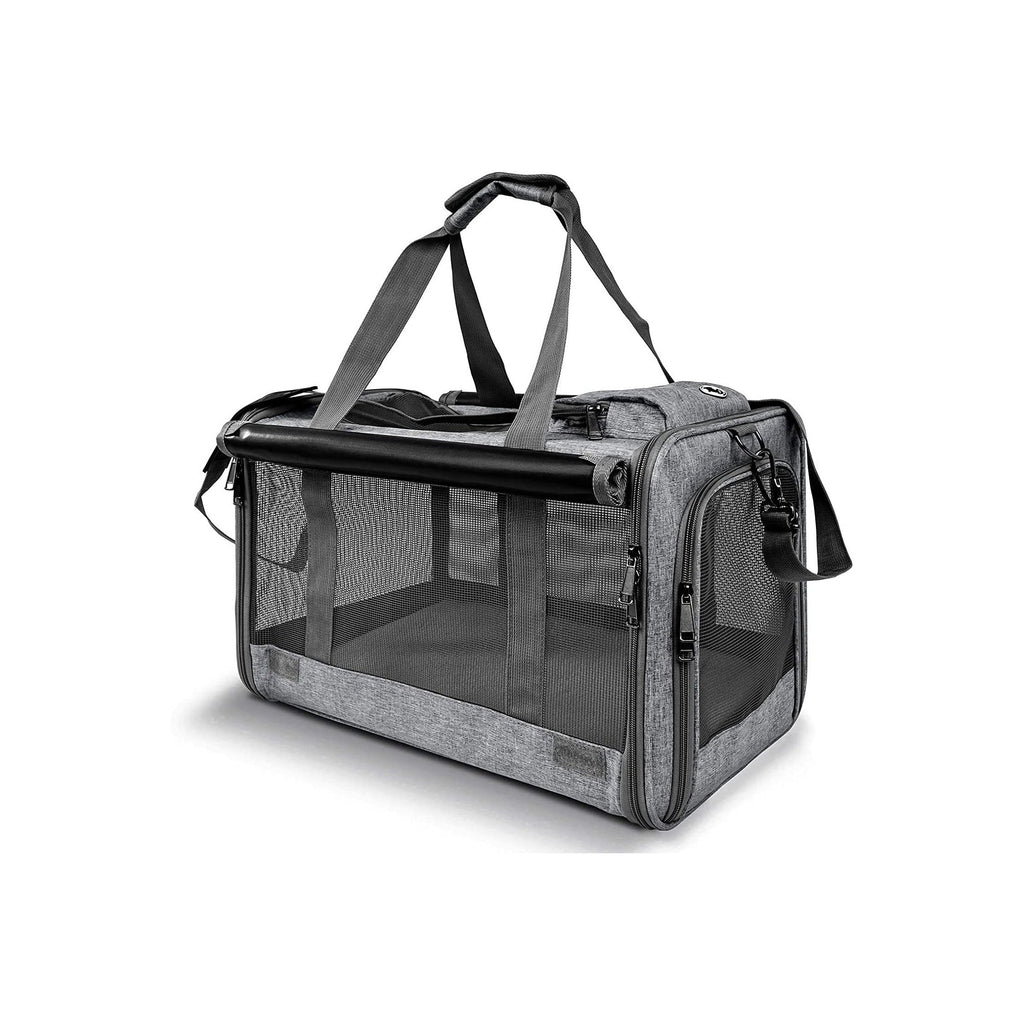 Pet Carrier for Large Cats, Soft-Sided Cat Carrier for Medium Big Cats and Puppy up to 20Lbs, Washable Dog Carrier Privacy Protection for Home Outdoor Travel