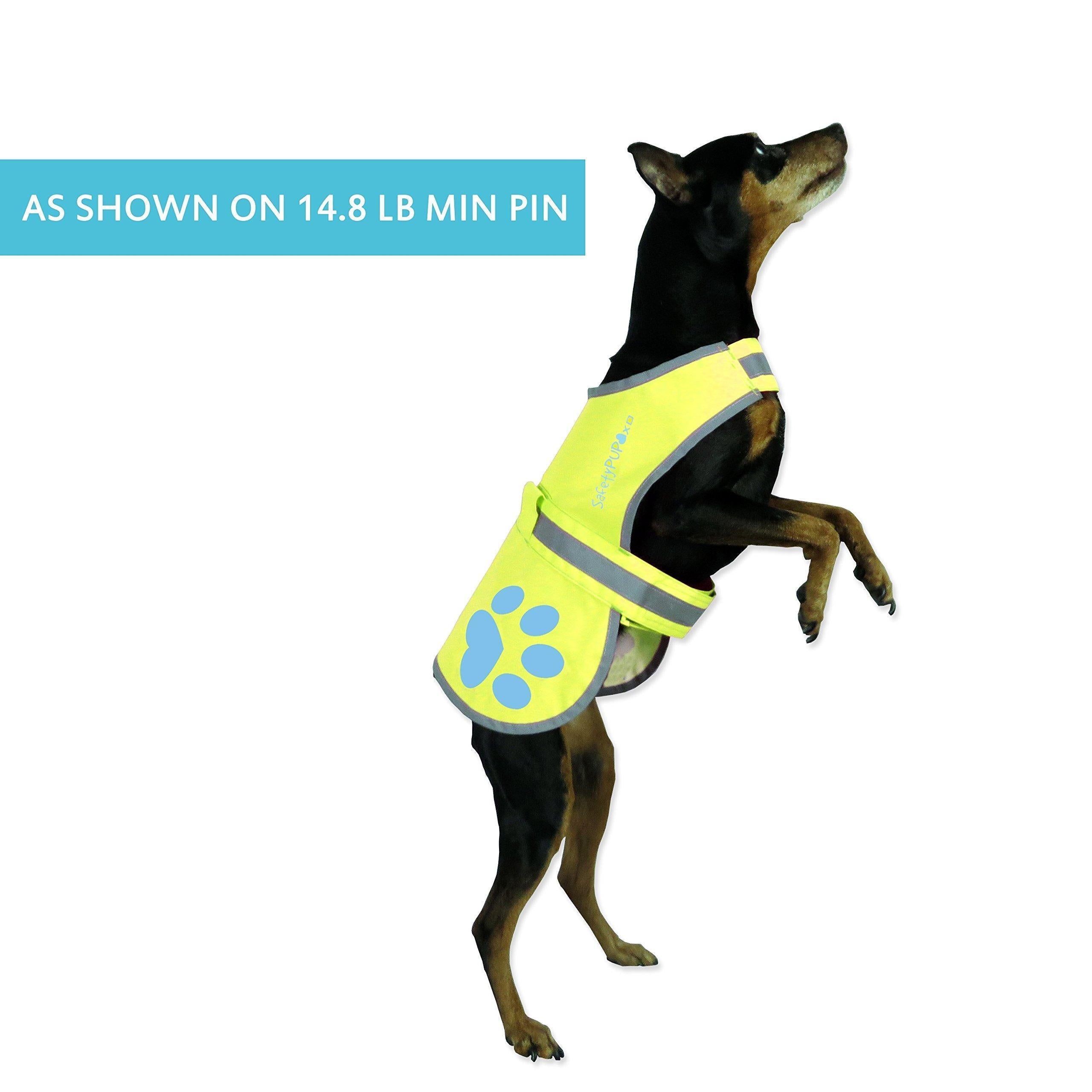 Reflective Dog Safety Vest Hi-Vis XS Size Yellow