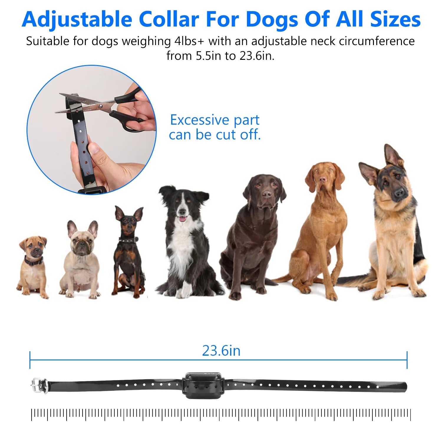 1Set Wireless Electric Dog Fence Pet Shock Boundary Containment System Electric Training Collar for Small Medium Large Dogs