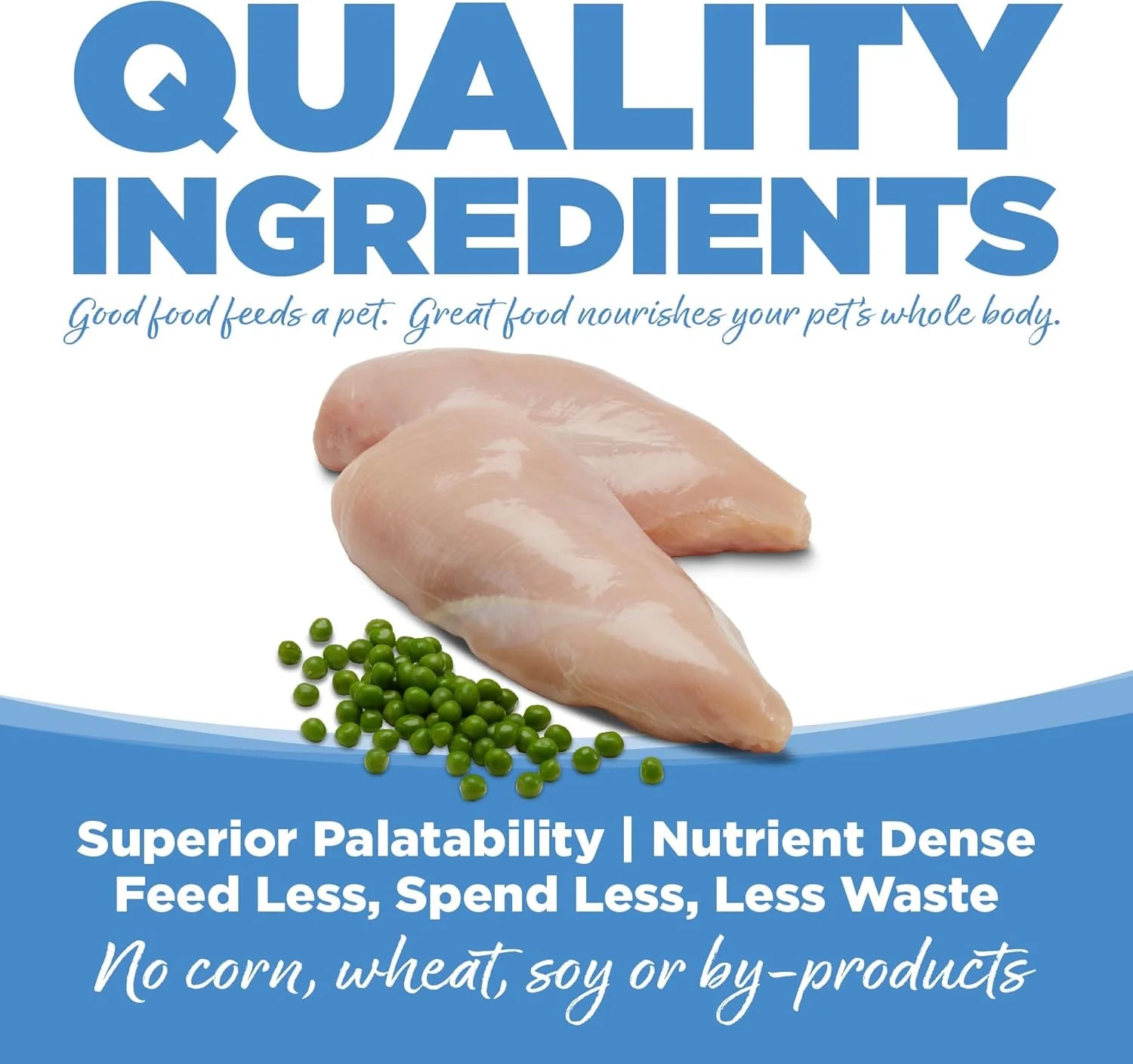 Pure Vita Grain Free Cat Food, Chicken and Peas, 12LB