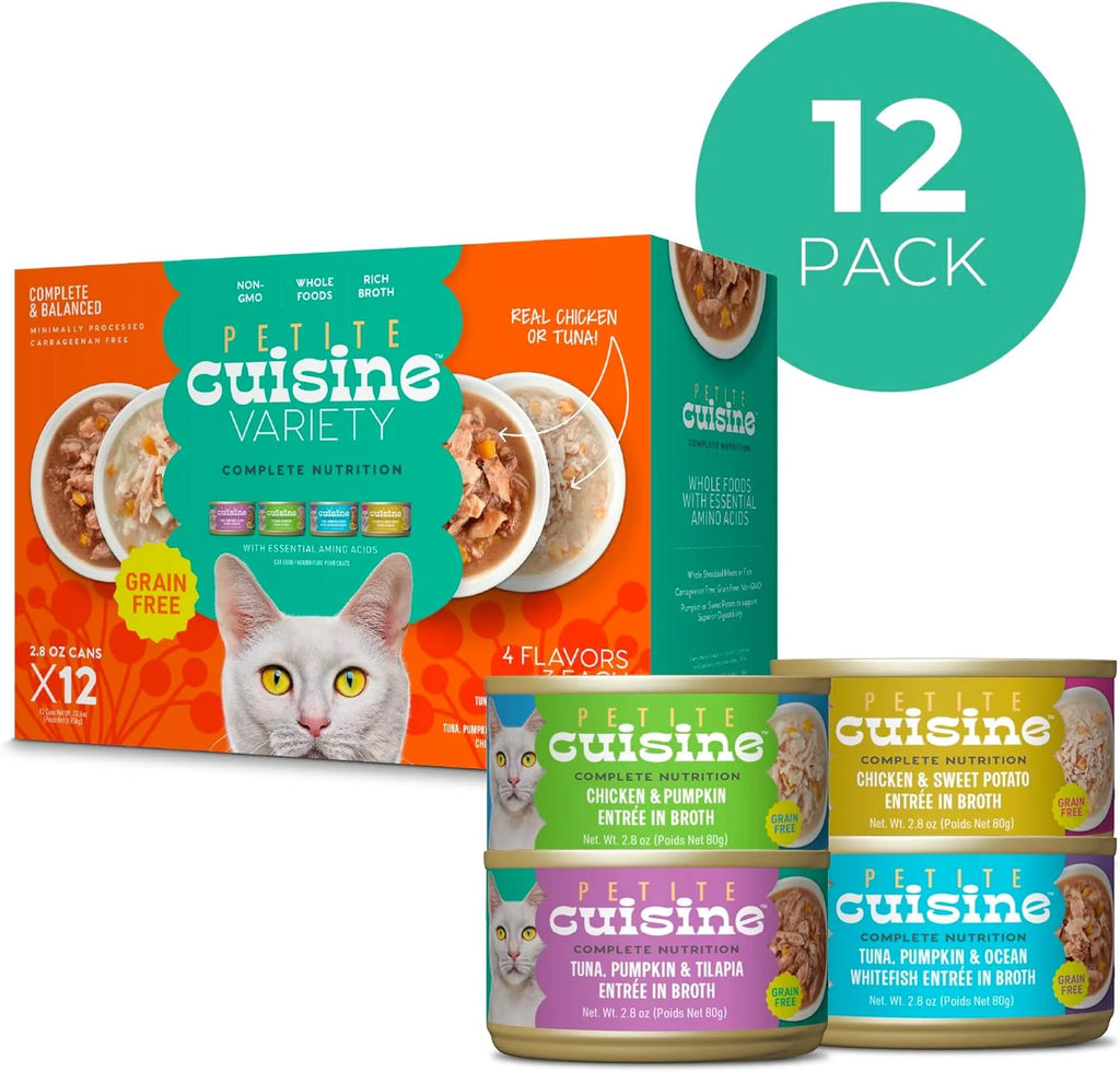 Whole Foods Wet Cat Food, Variety Pack, 2.8 Oz. Can (12 Count)