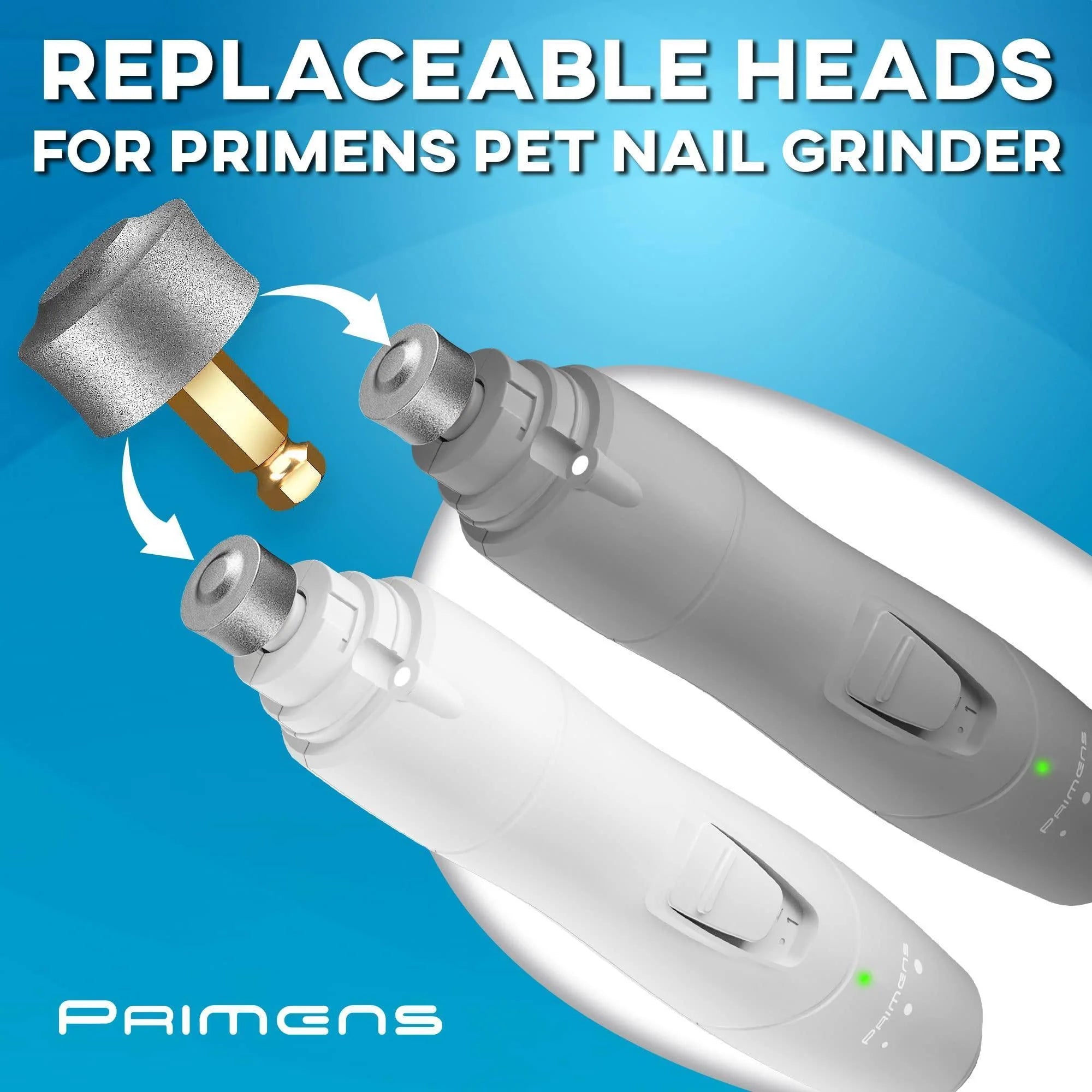 Dog Nail Grinder Replacement Head 3-Pack Bits