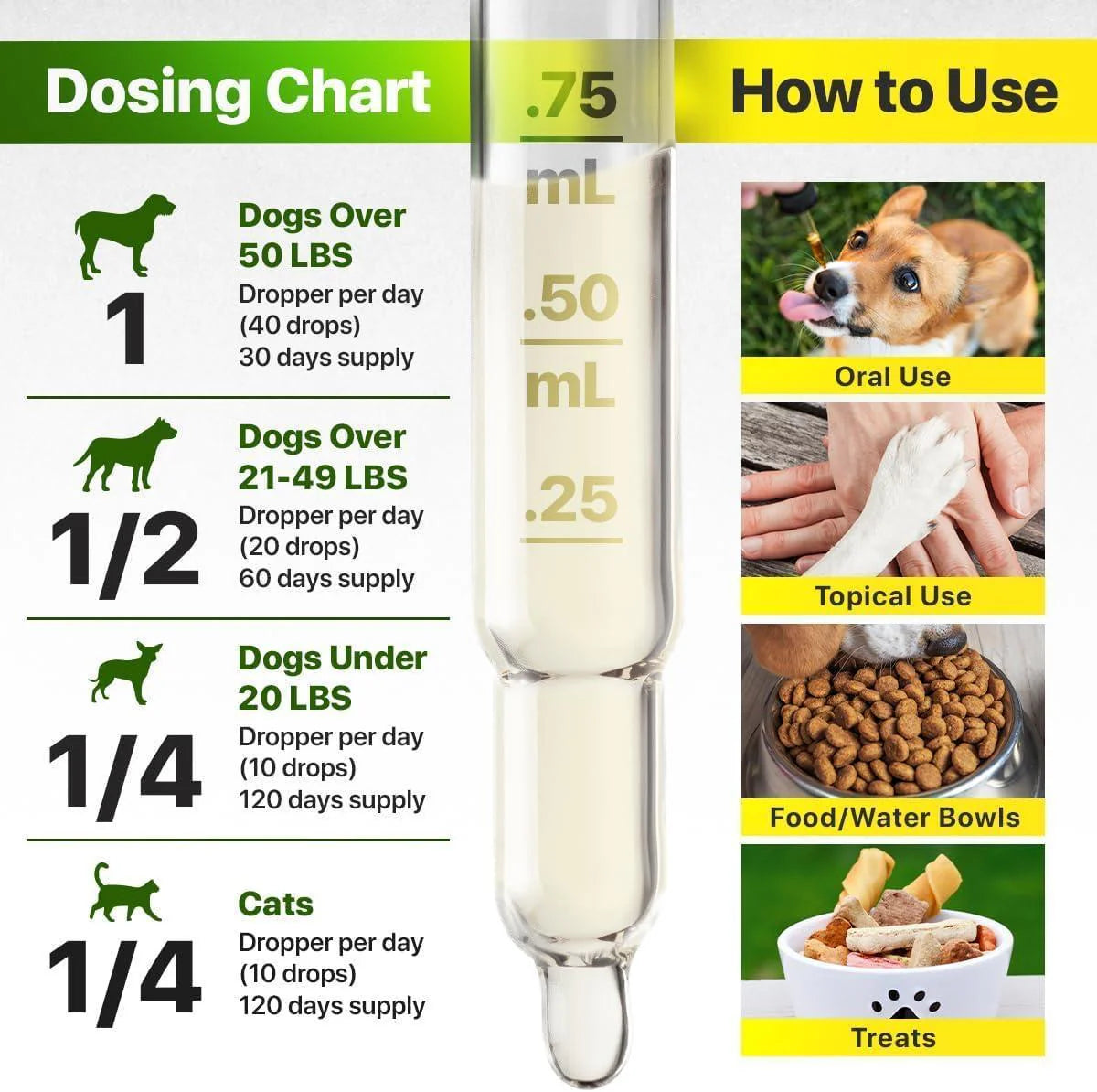 Hemp & Salmon Oil for Dogs Omega 3-6-9 Skin & Coat 1 Fl Oz