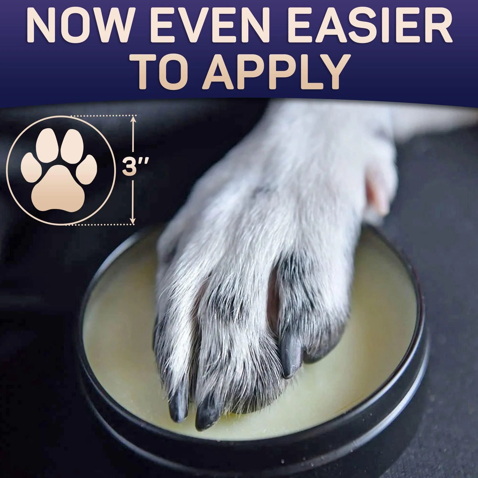 Dog Paw Balm Paw Protection for Hot Pavement Lick-Safe 5 Oz