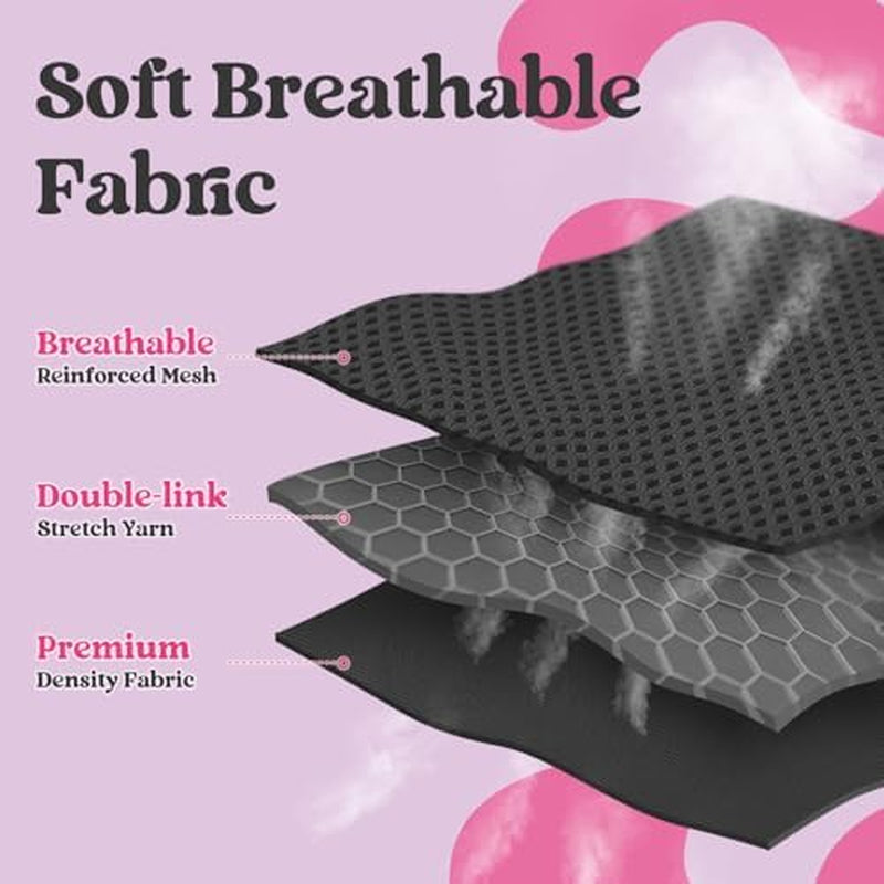 Dog Harness Small Sized and Leash Set, Step-In Breathable Pet Harness, Soft Walking Reflective Puppy Vest for Small Dogs, Black & Rose Red, S