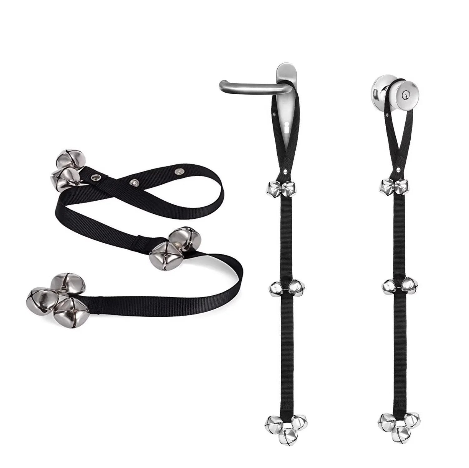 Dog Doorbell Rope - Adjustable Potty Training Bell for Dogs to Signal When They Need to Go Out
