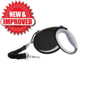 Smart Retractable Leash L – Black, 15Ft, up to 65Lbs / 29Kg, with Safety Features for Every Walk