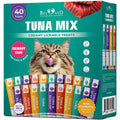 Lickable Cat Treats Squeeze Tubes 40 Sticks Tuna Urinary Care Multivitamin