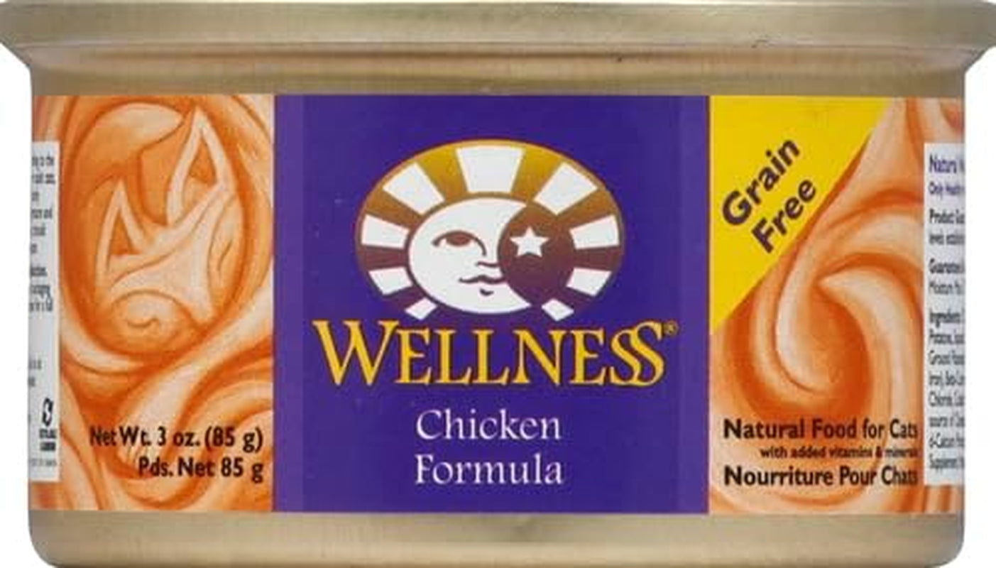 Complete Health Pate Adult Wet Cat Food, Natural, Protein-Rich, Grain Free, 3 Ounce, 24 Pack, (Chicken)