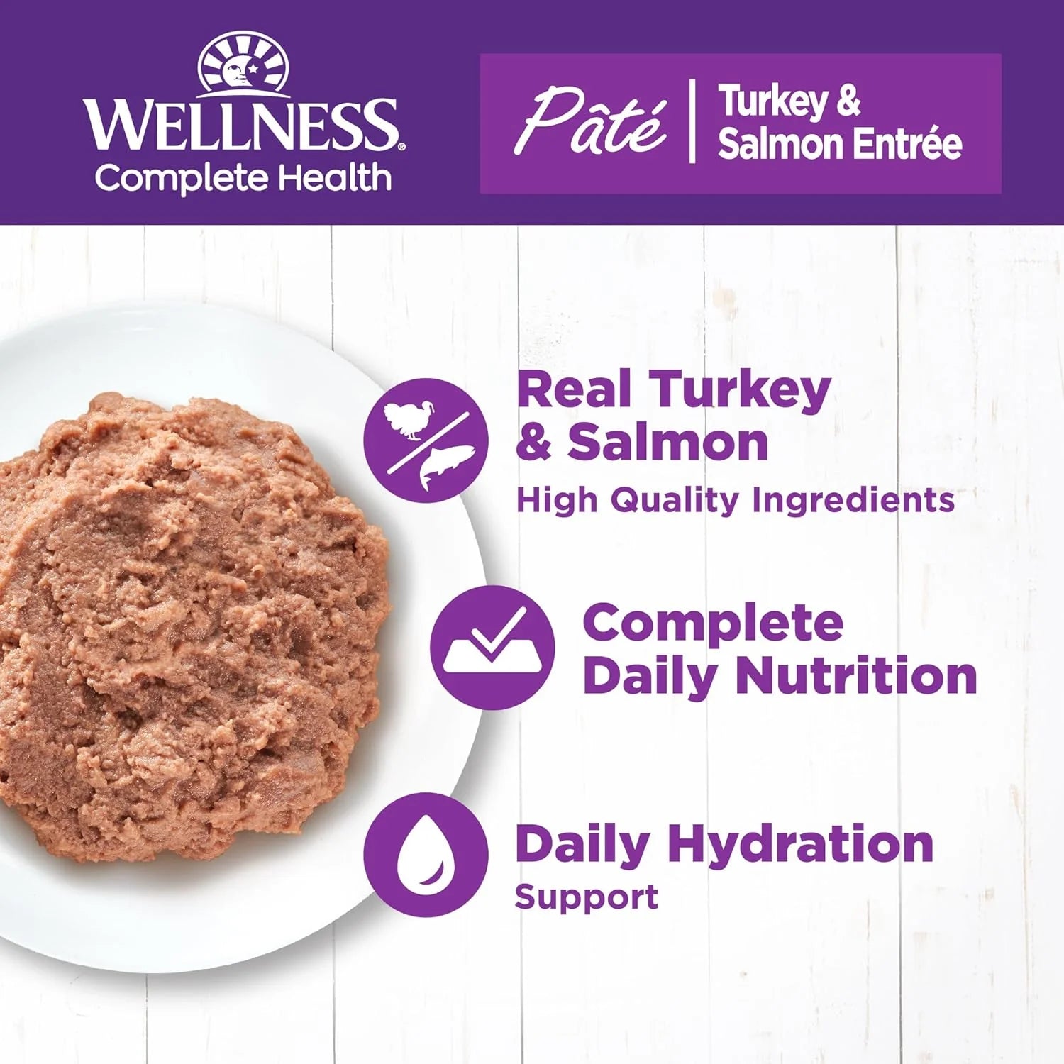 Health Pate Adult Wet Cat Food, Natural, Protein-Rich, Grain Free, 3 Ounce, 24 Pack, (Turkey &Salmon)