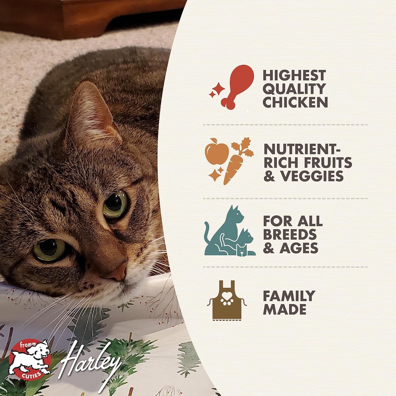 Nutritionals Chicken a La Veg Cat Food - Premium Dry Cat Food - Chicken Recipe - 4 Lb