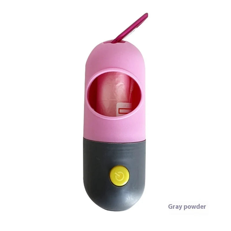 Led Light Pet Waste Bag Dispenser for Dogs Cats Dog Poop Scooper Bags Waste Bags Holder Dispensers Pet Clean Accessories