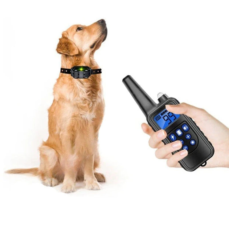 Luxora Rechargeable Waterproof Dog Training Collar with Remote, Multi-Mode Shock, Vibration