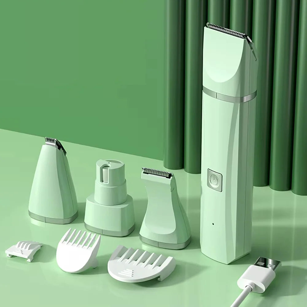 Dog Clipper 3 in 1 Pet Electric Hair Shaver with Cat Nail Grinder Trimmer Dog'S Haircut Grooming Tools Cat Claw Cutter