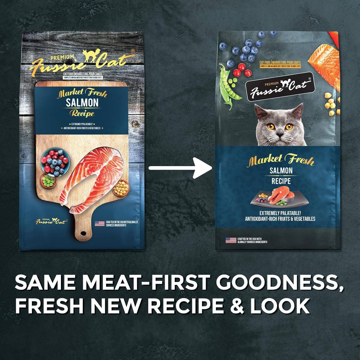 Cat Market Fresh Salmon Recipe,Dry Cat Food, 10Lb Bag