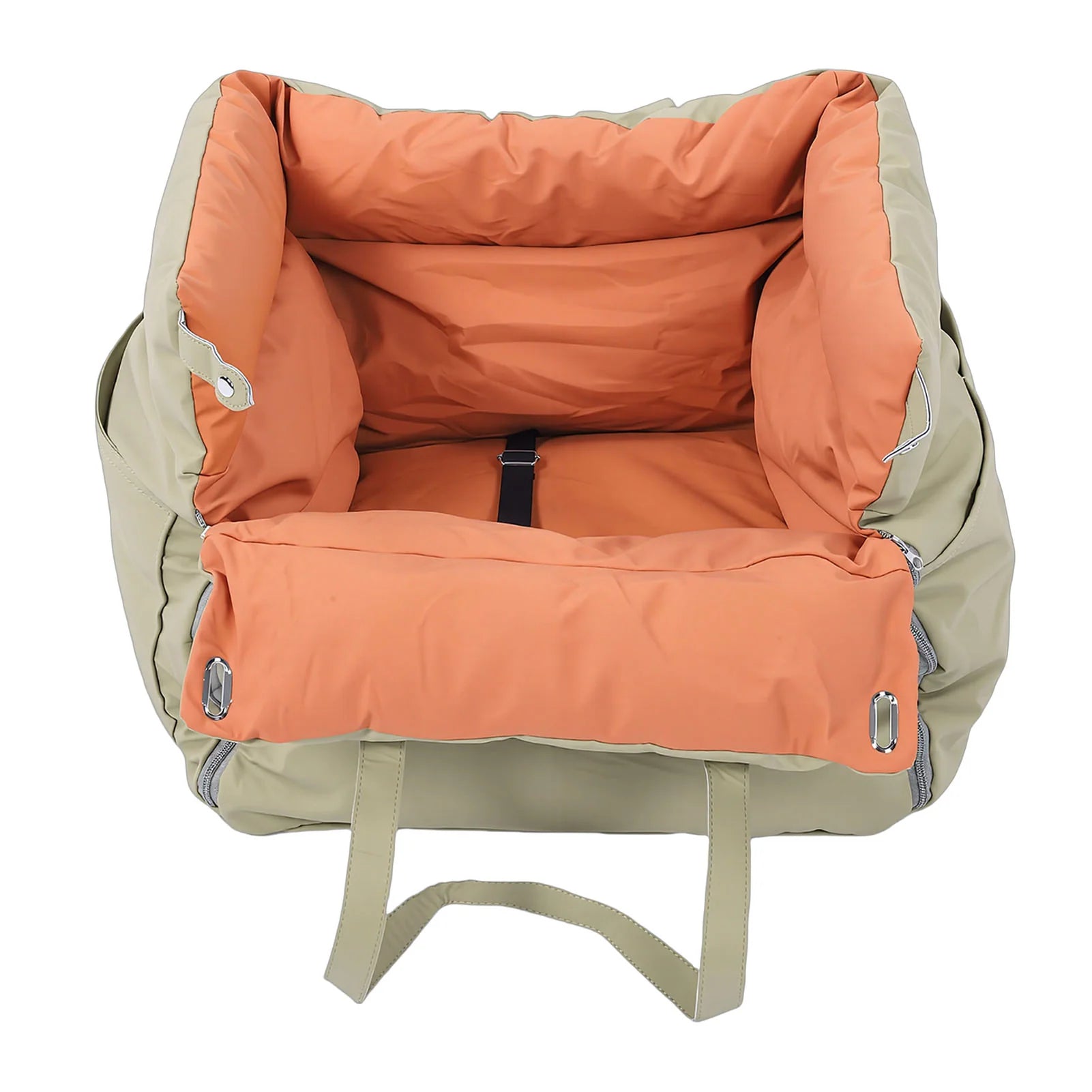 Car Pet Bed Portable Travel Outdoor Detachable Washable Pet Car Seat with Harness for Dogs Cats