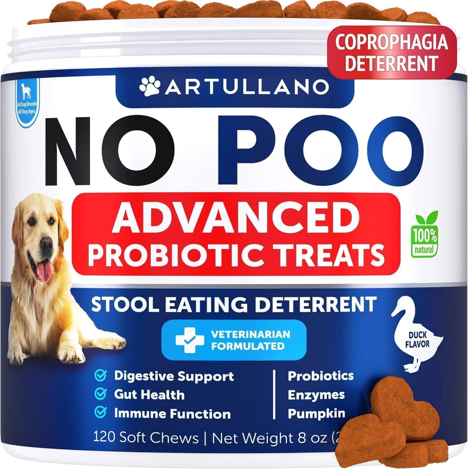 No Poo Chews for Dogs Coprophagia Stool-Eating Deterrent