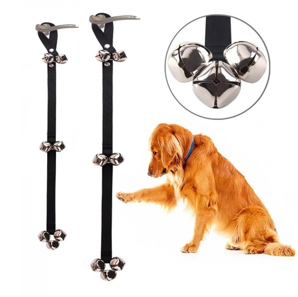 Dog Doorbell Rope - Adjustable Potty Training Bell for Dogs to Signal When They Need to Go Out