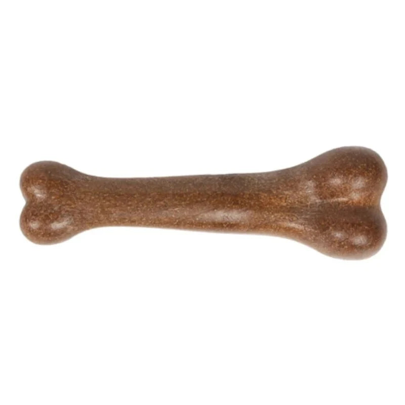 Natural Non-Toxic Indestructible Dog Bone Chew Toy Anti-Bite Puppy Teething Chew Toy for Small Medium Large Dogs Pet Chewbone