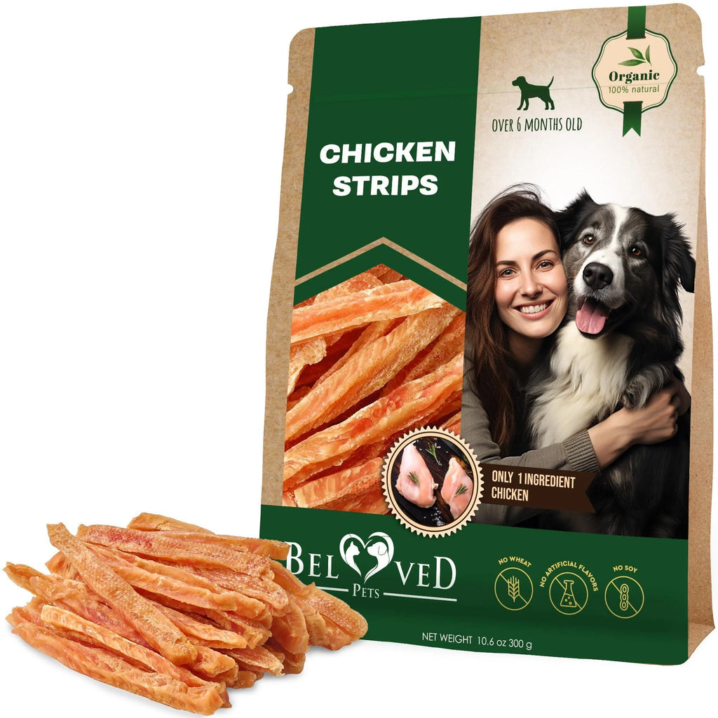 Chicken Strips Dog Treats Human-Grade Grain-Free 10.6 Oz