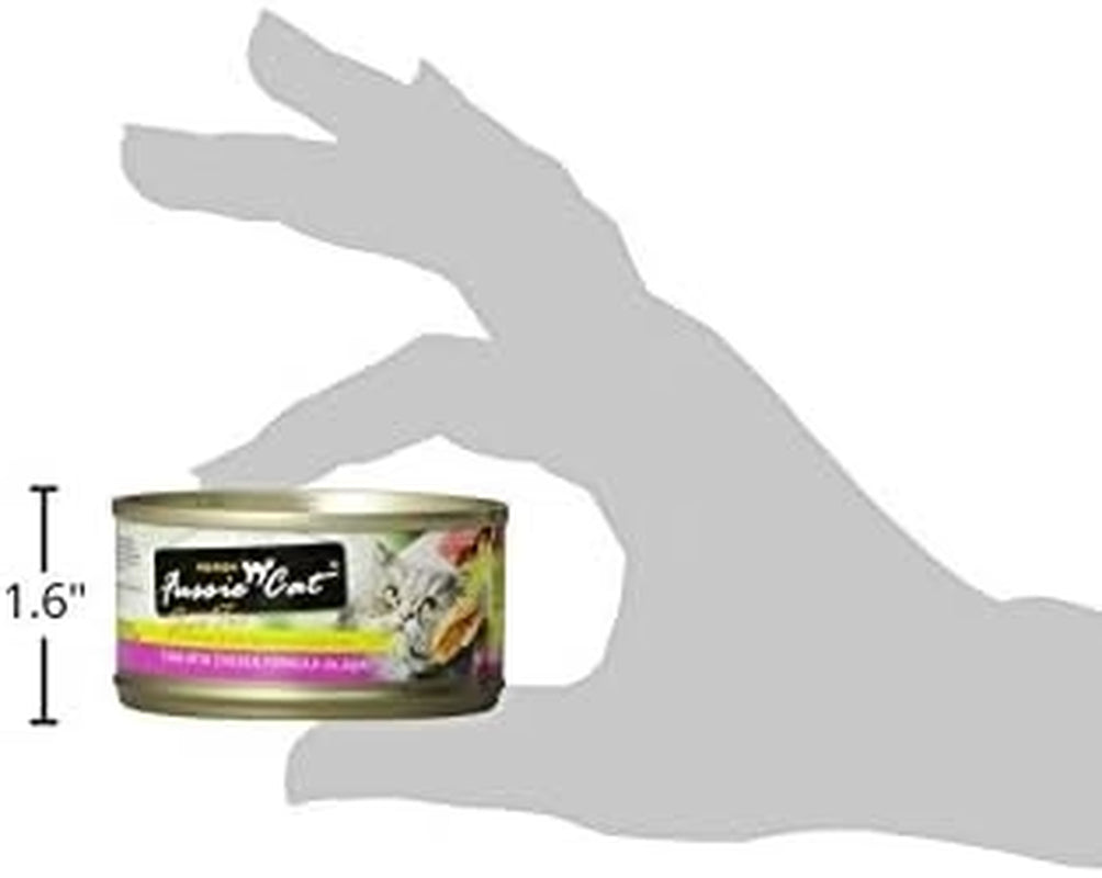 Premium Tuna with Chicken in Aspic Grain-Free Wet Cat Food - 2.82Oz Cans - Case of 24 Cans (Tuna with Chicken in Aspic)