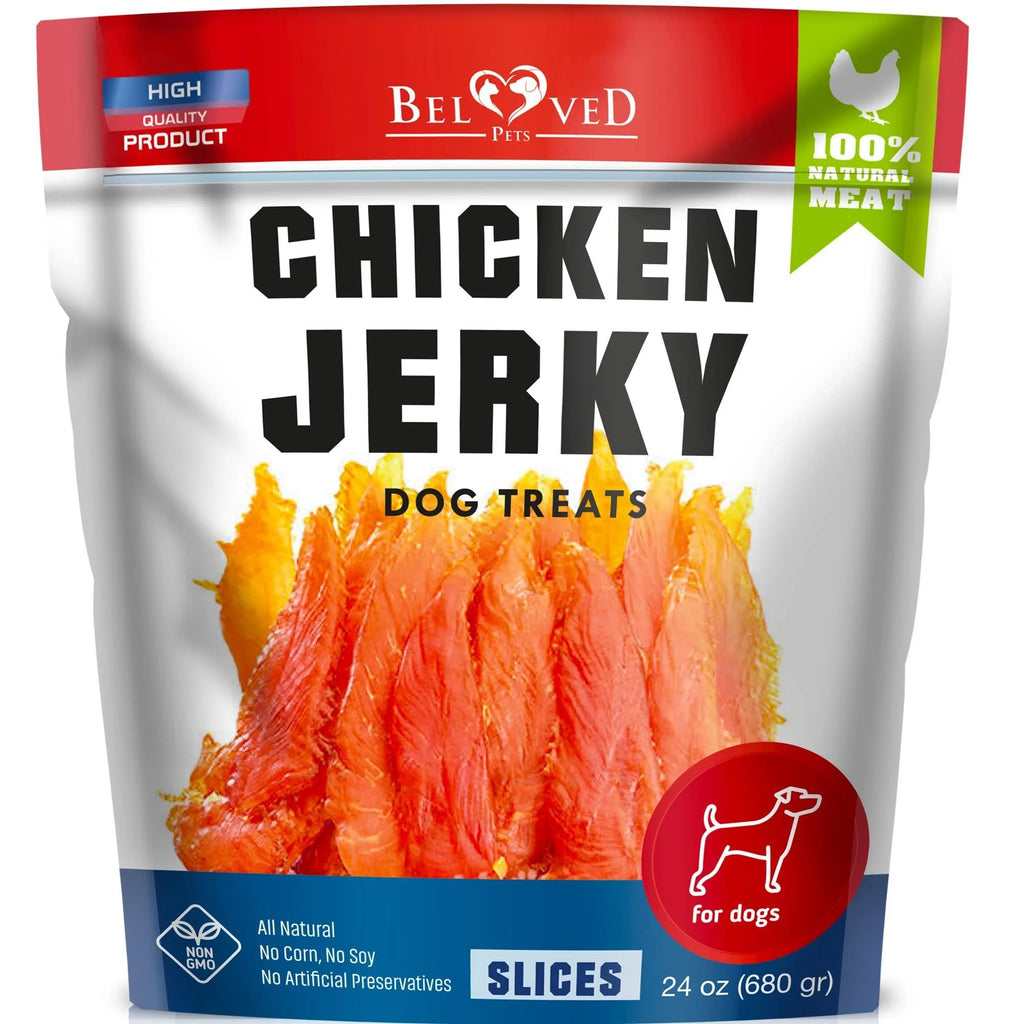Chicken Jerky Dog Treats 1.5 Lb Human-Grade Grain-Free