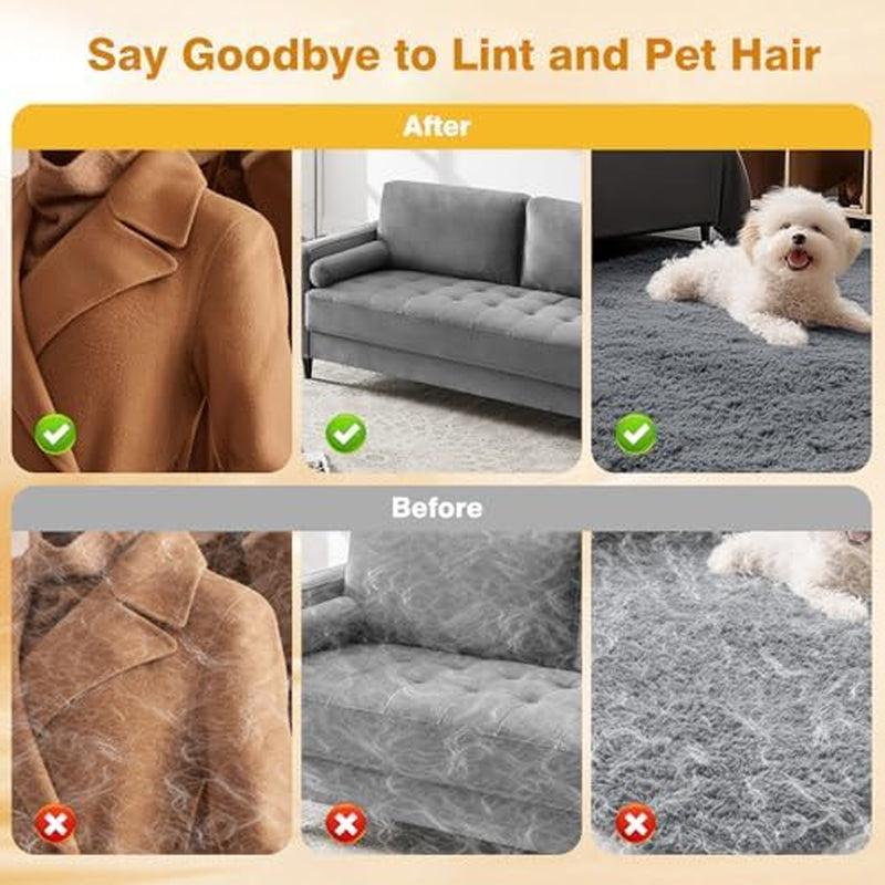 2Pcs Pet Hair Removal Gloves for Cats and Dogs.Reusable Electrostatic Pet Hair Removal Gloves.Pet Hair Removal Tool Suitable for Sofas, Bed Sheets, Clothing, and Car Seats.Hair Remover Glove