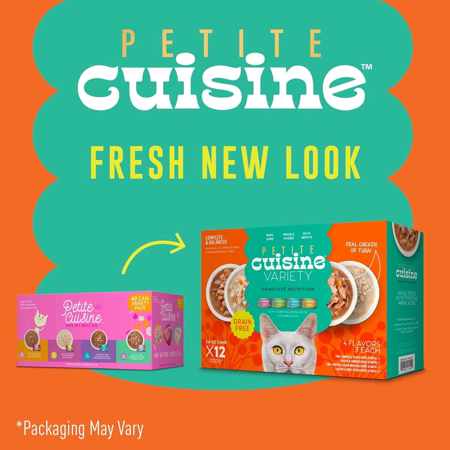 Whole Foods Wet Cat Food, Variety Pack, 2.8 Oz. Can (12 Count)
