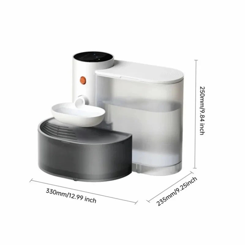 Smart Dump Cat Water Dispenser Running Water Rechargeable Automatic Water Dispenser for Pet Dogs
