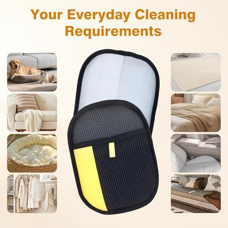 2Pcs Pet Hair Removal Gloves for Cats and Dogs.Reusable Electrostatic Pet Hair Removal Gloves.Pet Hair Removal Tool Suitable for Sofas, Bed Sheets, Clothing, and Car Seats.Hair Remover Glove