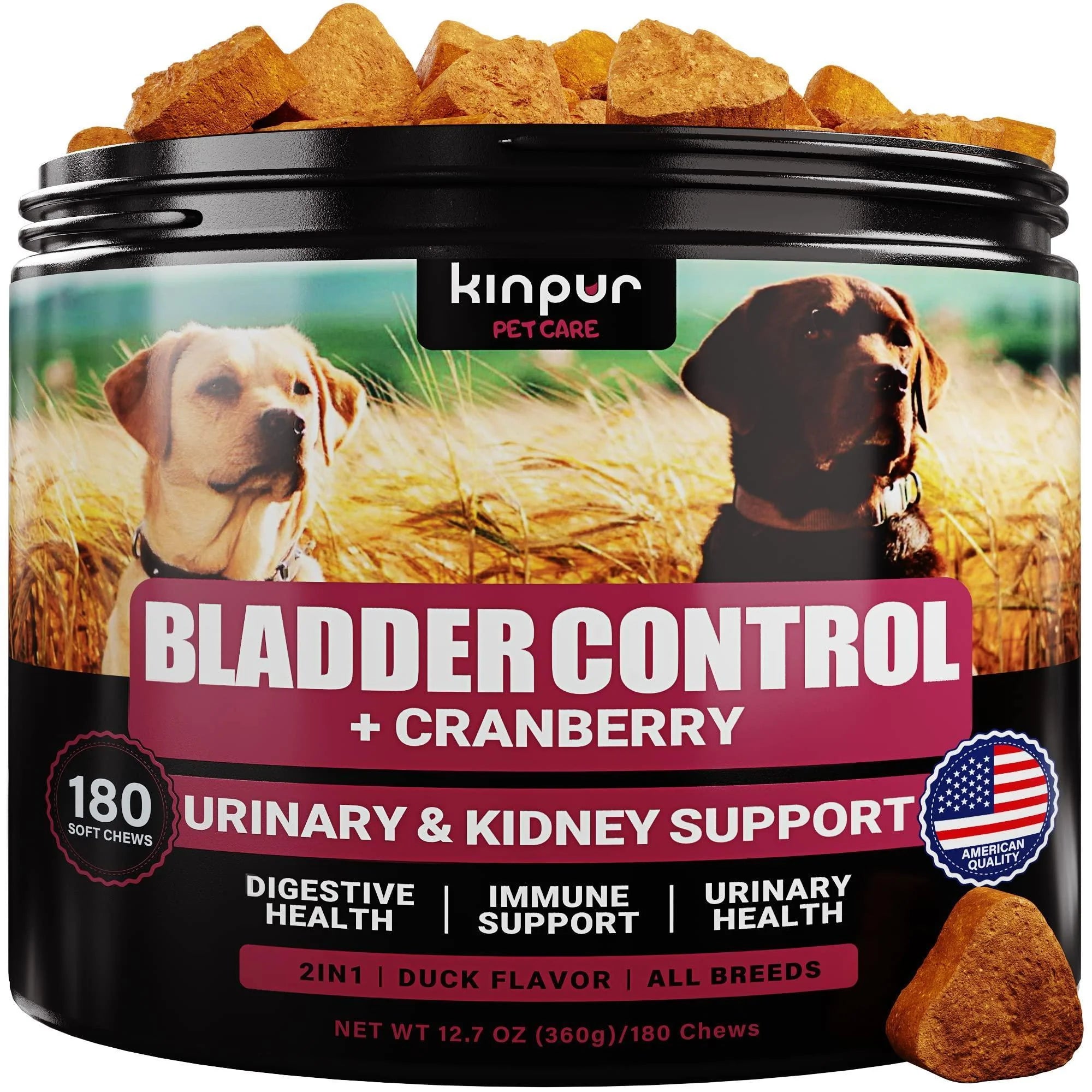 Cranberry Chews for Dogs 180 Count Urinary Tract Support