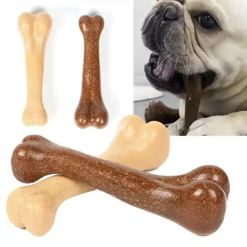Dog Bone Chews Toys Nearly Ind Estructible Natural Non-Toxic Anti-Bite Puppy Toys for Small Medium Large Dog Pet Chew Toy