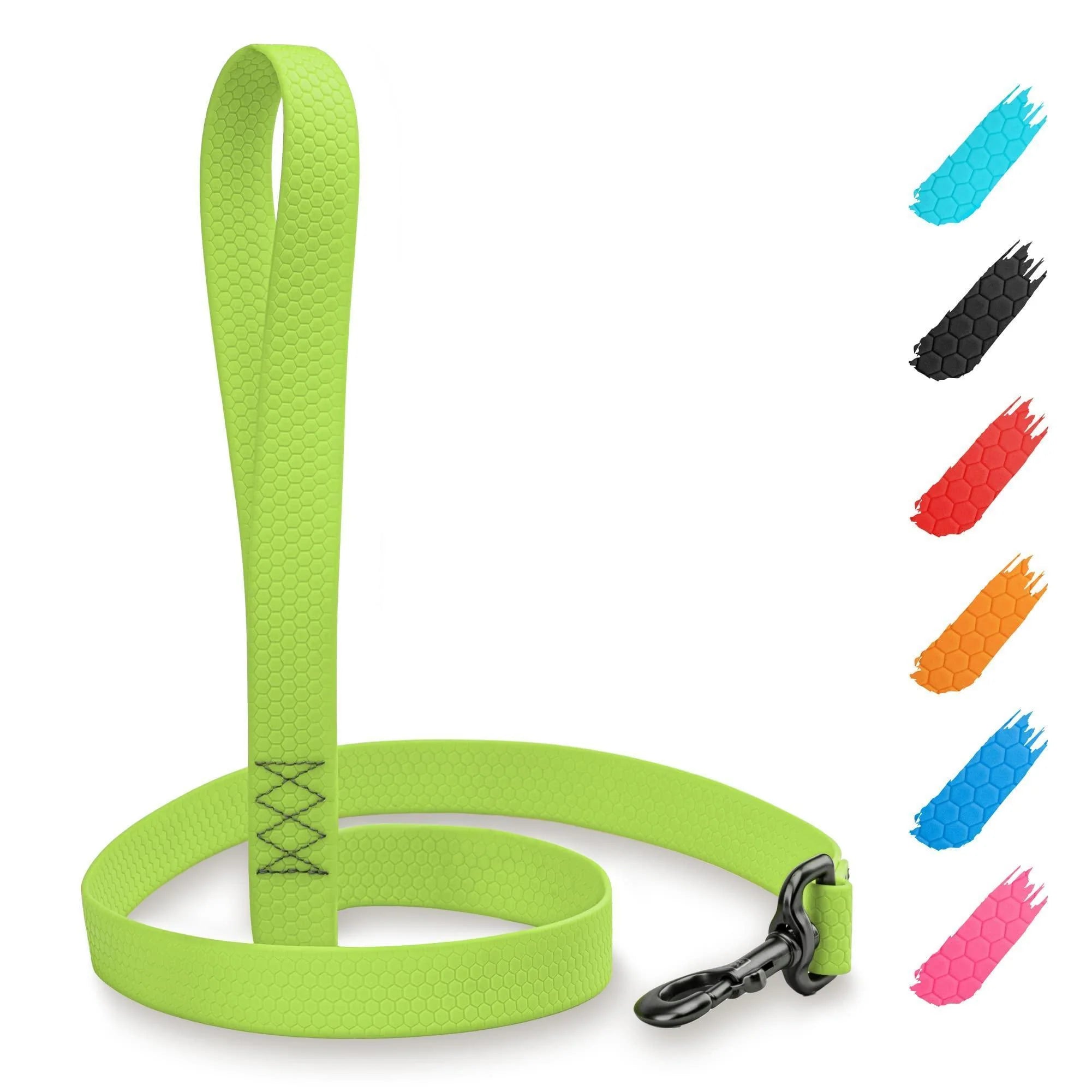 Waterproof Dog Leash 4 Ft & 6 Ft Anti-Slip All Sizes Green