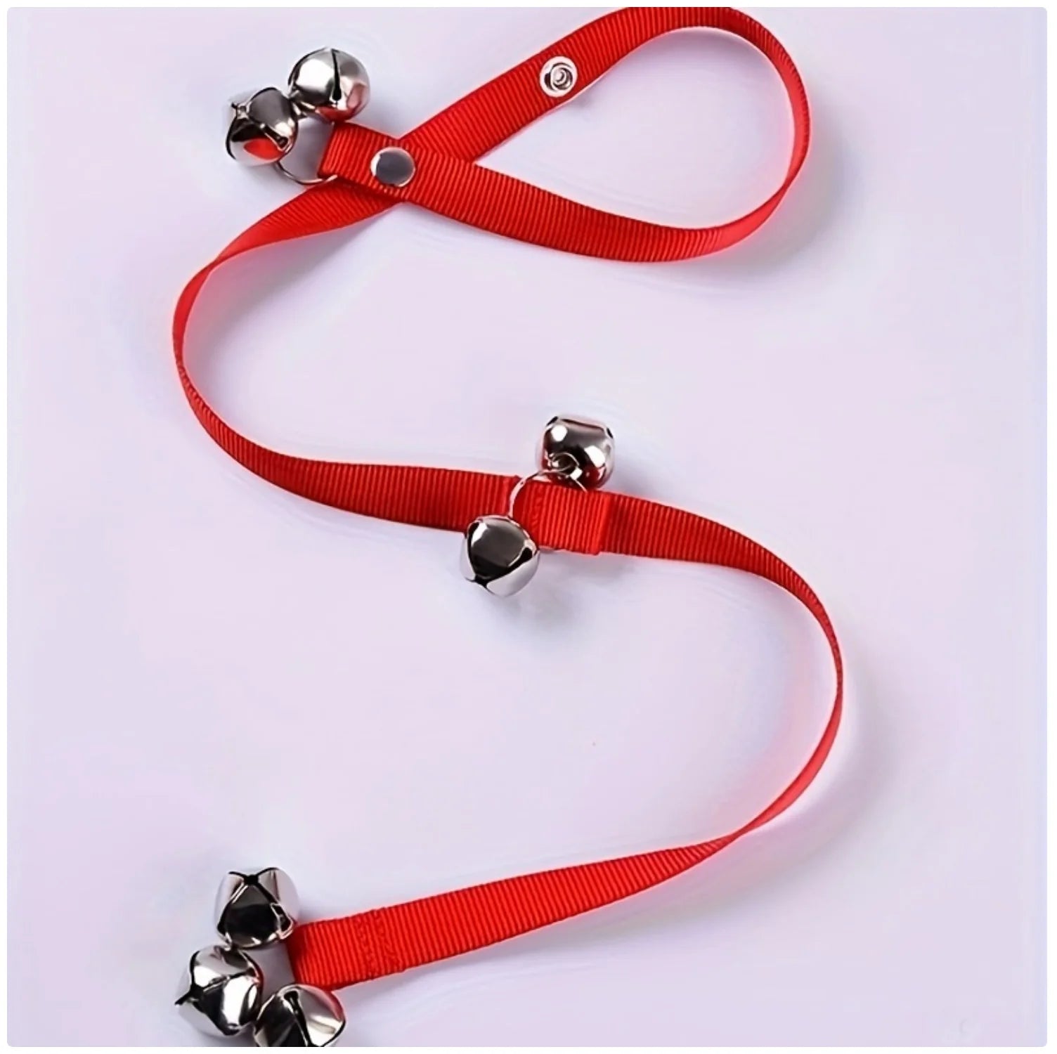 Dog Doorbell Rope - Adjustable Potty Training Bell for Dogs to Signal When They Need to Go Out