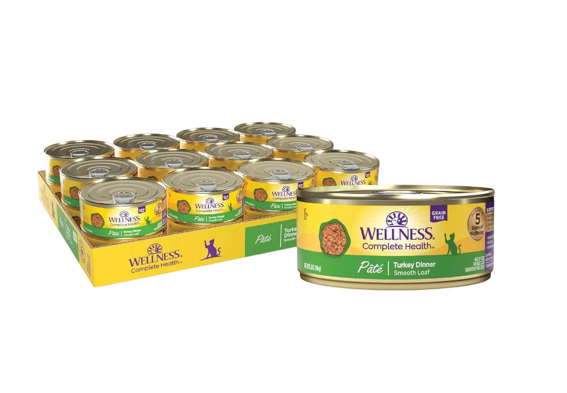 Health Pate Adult Wet Cat Food, Natural, Protein-Rich, Grain Free, 3 Ounce, 24 Pack, (Turkey)