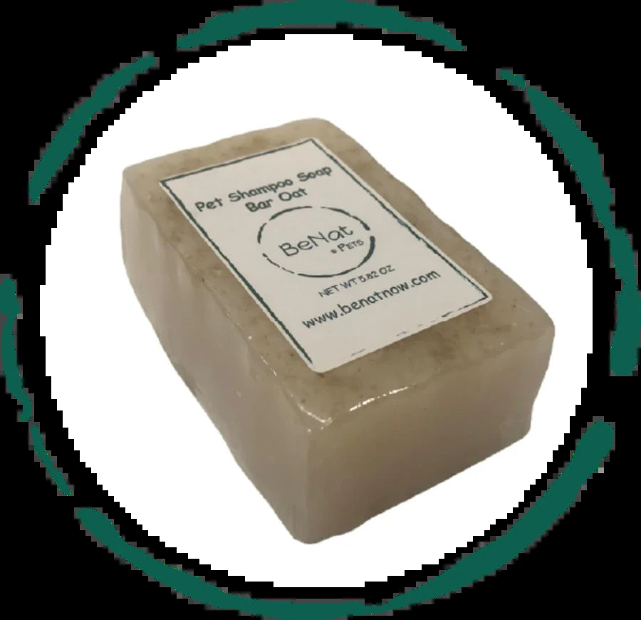Benat Pets. All-Natural Pet Shampoo Bar. Oat. 5.8 Oz.
