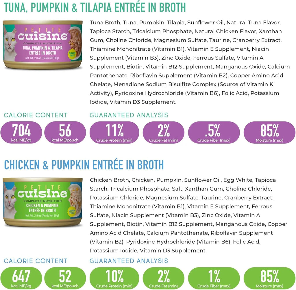 Whole Foods Wet Cat Food, Variety Pack, 2.8 Oz. Can (12 Count)