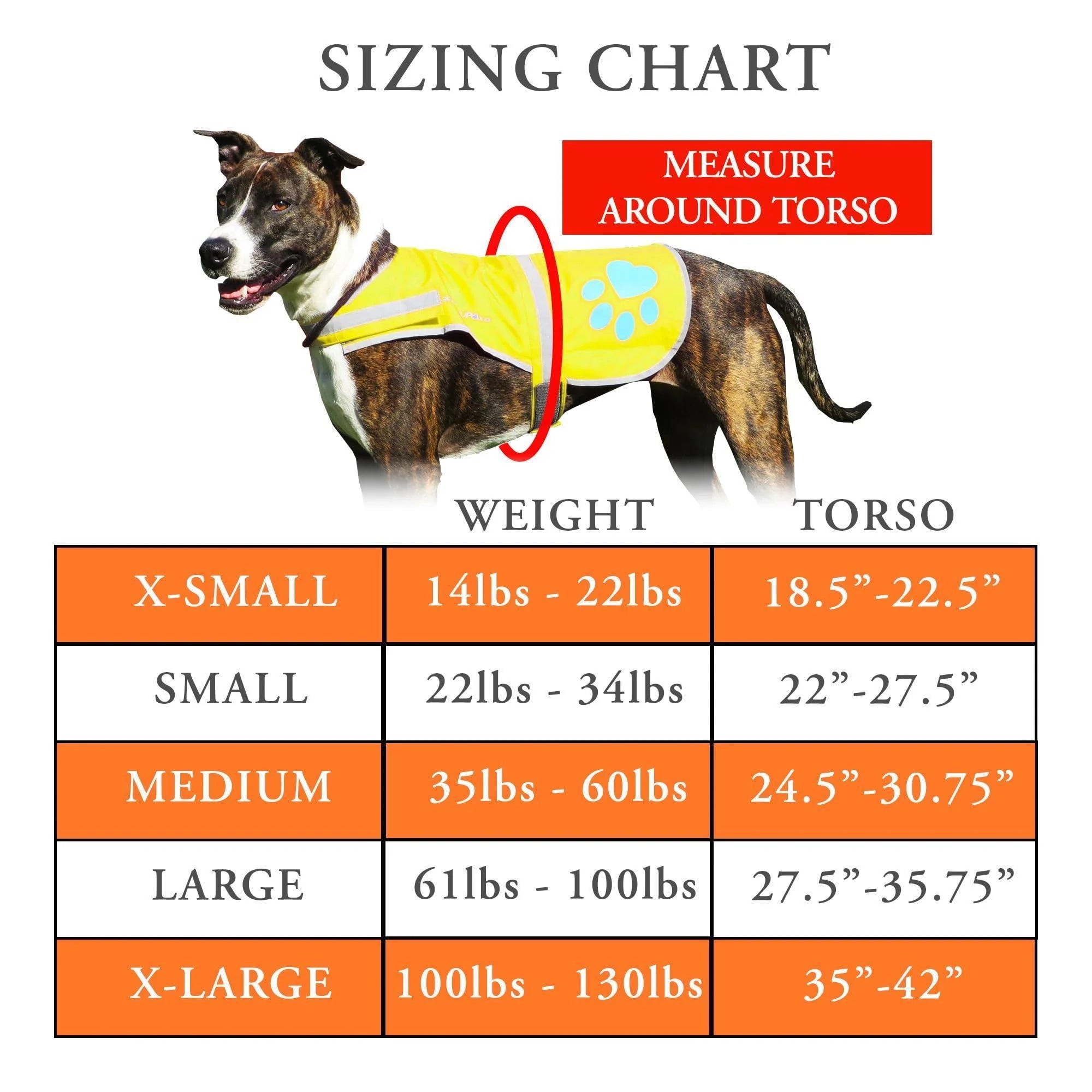 Reflective Dog Vest Hi-Vis L Size Yellow
