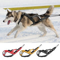 Waterproof Dog Sledding Harness Reflective Pet Sledding Skijoring Harness Big Large Dogs Weight Pulling Vest for Pet Training (65Cm - 85Cm)