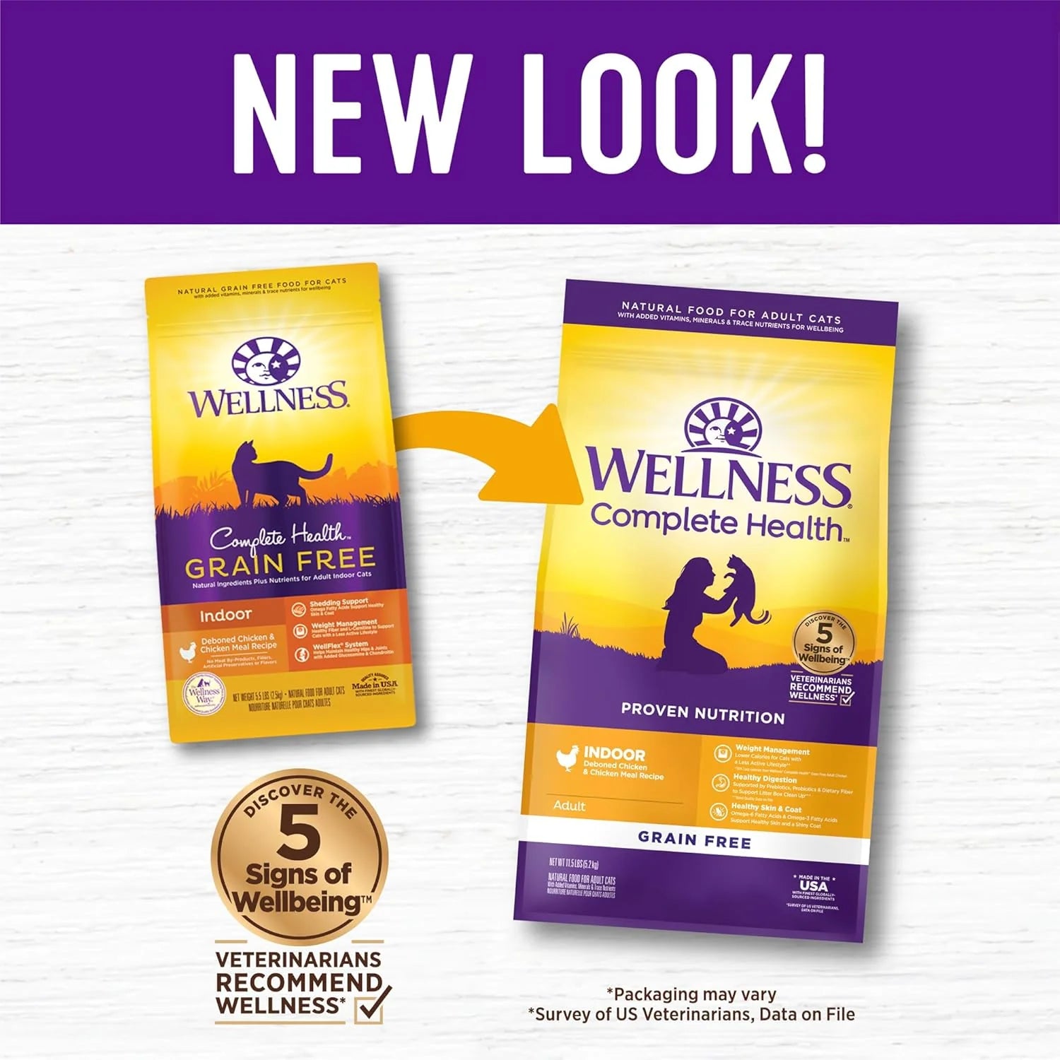 Complete Health Adult Dry Cat Food for Indoor Cats, Grain Free, Natural, Chicken & Chicken Meal